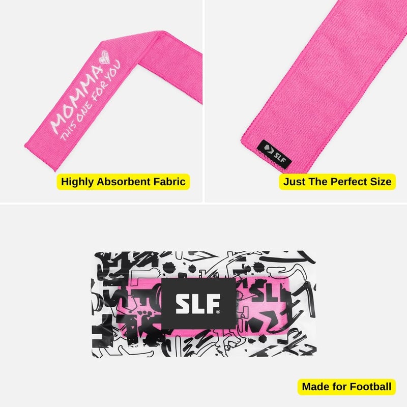 SLEEFS Momma Pink Thin Football Towel - Image 3
